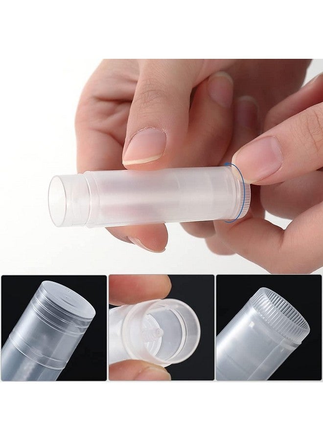 5 Grams Clear Empty Plastic Lip Gloss Lip Balm Cream Tubes Lipstick Refillable Bottles Cosmetic Containers Set (Pack Of 10)