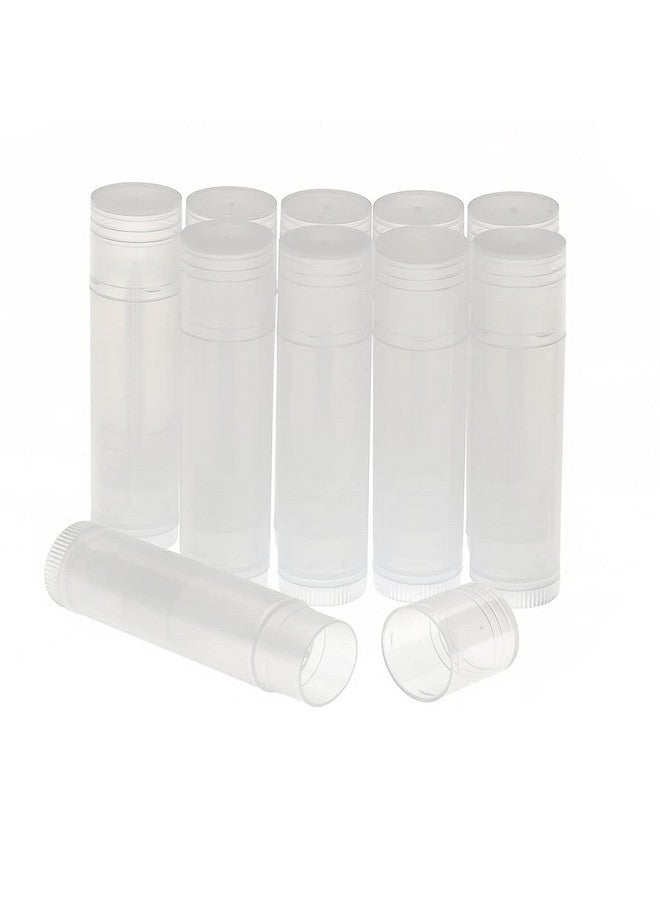 5 Grams Clear Empty Plastic Lip Gloss Lip Balm Cream Tubes Lipstick Refillable Bottles Cosmetic Containers Set (Pack Of 10)