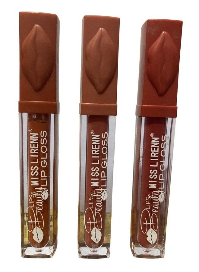 Matte Lip Gloss, Light Weight, Non-Sticky, Smudge Proof, Multicolor, Strawberry Flavour, 6 Ml, Pack Of 12 | Lip_Gloss_3_P12