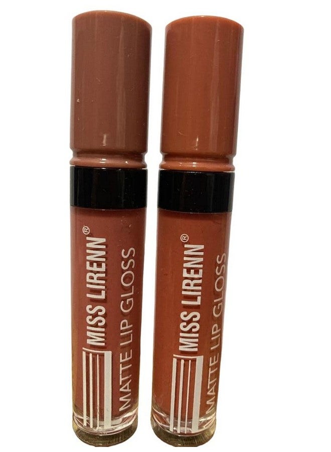 Matte Lip Gloss, Light Weight, Non-Sticky, Smudge Proof, Multicolor, Strawberry Flavour, 6 Ml, Pack Of 12 | Lip_Gloss_1_P12