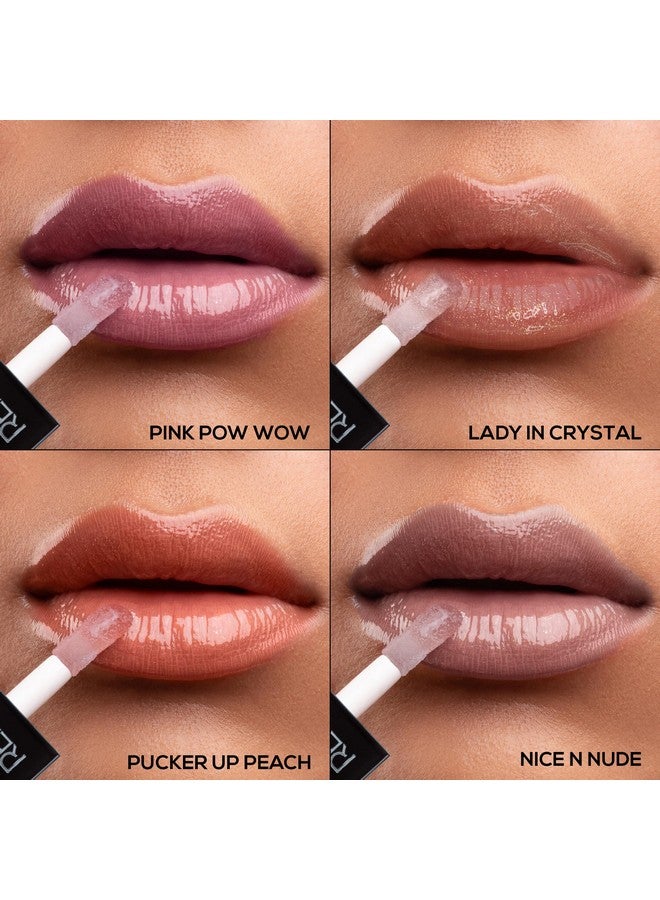 See Me Shine Minis Gloss Party Lip Gloss Combo 1Ml Each, Non Sticky & Non Drying Formula, Long Lasting Moisturizing Effect, Compact And Easy To Carry