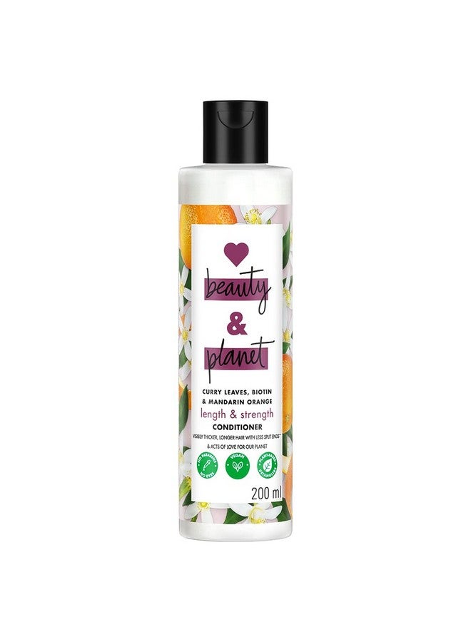 Curry Leaves, Biotin & Mandarin Natural Conditioner For Splitend Free For All Long Hair|No Sulfates,No Paraben|200Ml,1 Count