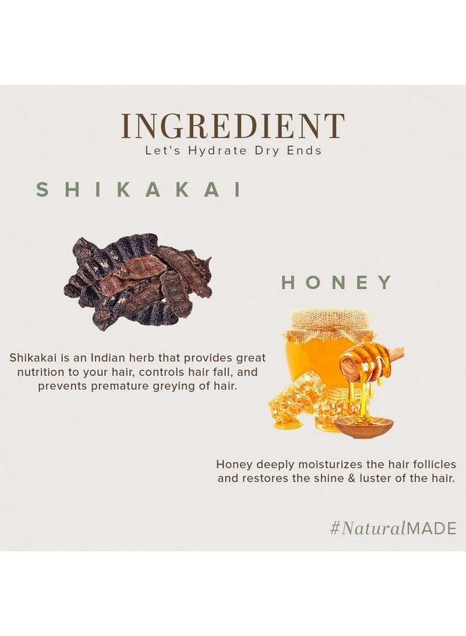 Shikakai & Honey Herbal Hair Conditioner For Nourishing Dry Hair | Repairs Dry, Damaged & Dull Hair | Sls & Paraben Free | Suitable For All Hair Types|Pack Of 4 | (210 * 4) (840 Ml)