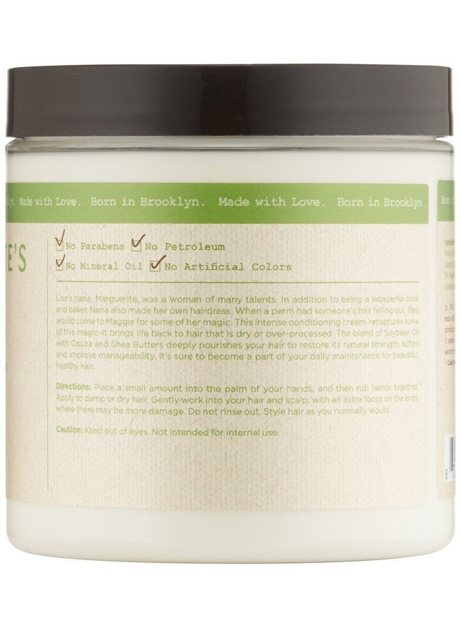 Marguerite'S Magic Restorative Conditioning Cream For Thick Curly Natural Hair- Hair Moisturizer For Dry, Damaged Hair - Made With Shea And Cocoa Butter, 8 Oz