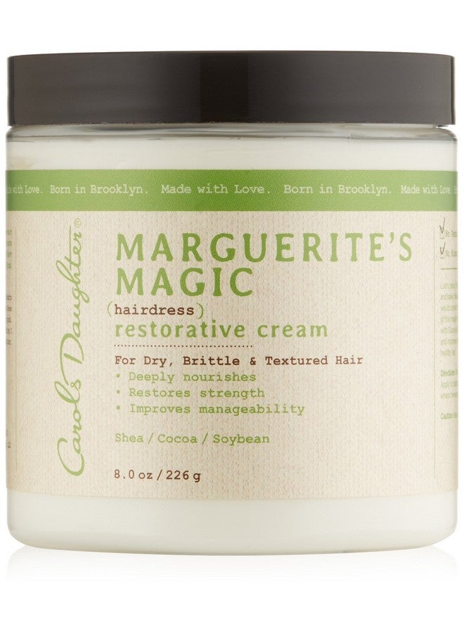 Marguerite'S Magic Restorative Conditioning Cream For Thick Curly Natural Hair- Hair Moisturizer For Dry, Damaged Hair - Made With Shea And Cocoa Butter, 8 Oz