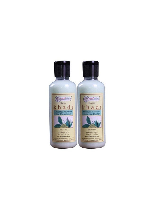 Herbal Greentea Aloevera Hair Conditioner Combo Set Pack Of - 210Ml X 2 (420Ml)