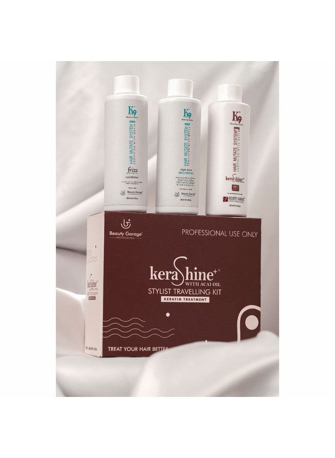 K9 Kerashine Stylist Travelling Kit (Triple Detox + Kerashine Treatment + Conditioner)