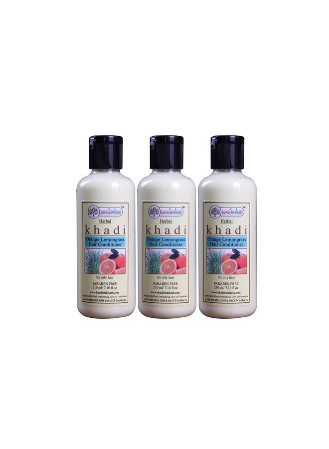 Herbal Orange Lemongrass Hair Conditioner Combo Set Pack Of - 210Ml X 3 (630Ml)