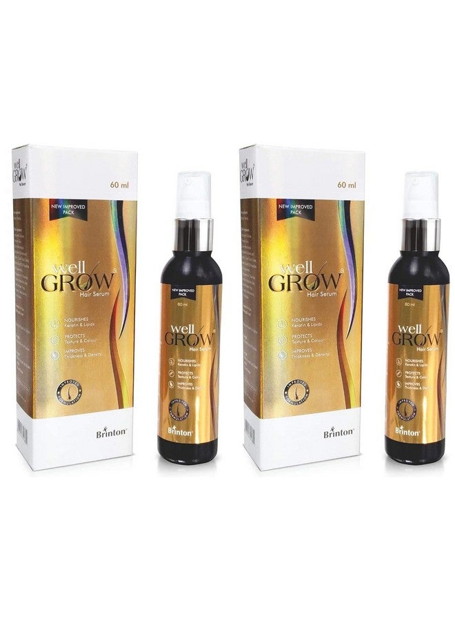 Wellgrow Anti Hair Loss Serum For Hair Care, For Men & Women, 60 Ml X Pack Of 2