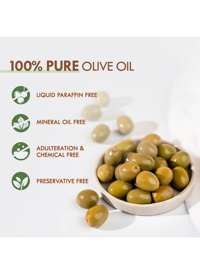 100% Pure Olive Oil For Skin & Hair, Non-Refined, Chemical Free & Preservative Free - 200 Ml