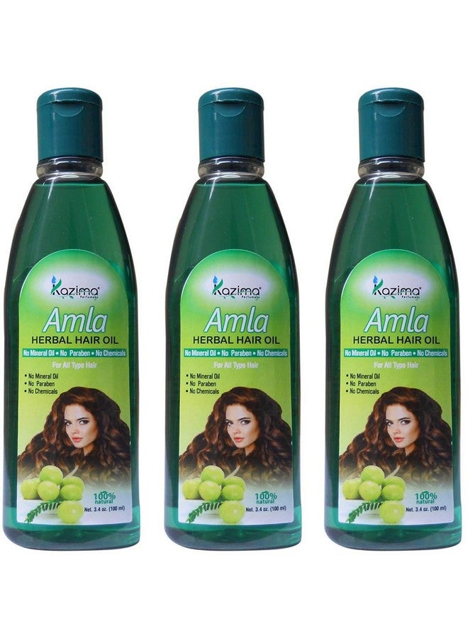 Amla Herbal Hair Oil Ideal For Hair Fall Repair Oil & Hair Fall Controll (100Ml) (Pack Of 3)