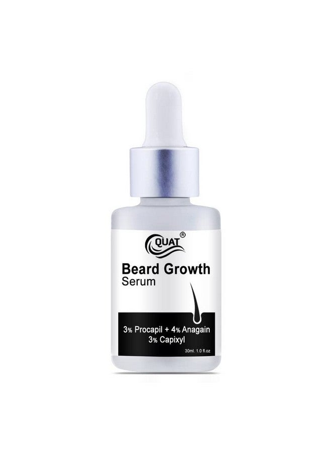 Beard Growth Serum For Men, 30 Ml |3% Procapil, 4% Anagain & 3% Capixyl | Daily Use For Beard Softness & Patchy Beard | Shines & Nourishes Beard | All Day Moisturization