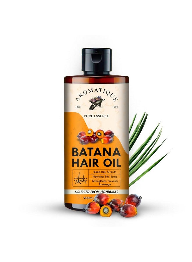 Pure Batana Oil For Hair Growth By Dr Sebi Sourced From Honduras, Cold Pressed Oil, Derived From The American Oil Palm Nut For Hair & Skin (200 Ml)