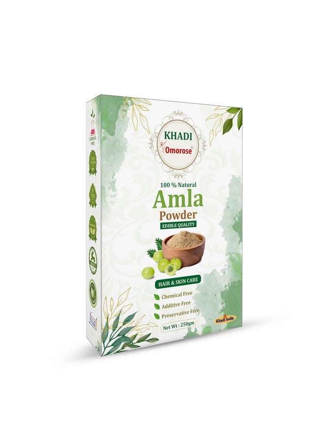 Amla Powder For Skin & Hairs | 250 Gram | Rich In Vitamin C, Fights Dandruff, Strengthens Hair, Maintains Skin Glow |100 % Natural | Chemical Free & Preservative Free | Resealable Stand Zipper Pouch