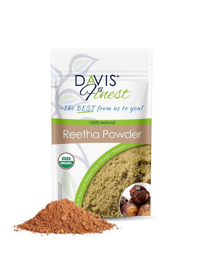 Organic Reetha Aritha Soap Nuts Powder 250G, Ayurvedic, Sls-Free Soap Shampoo, Deep Cleansing, Dry Itchy Scalp