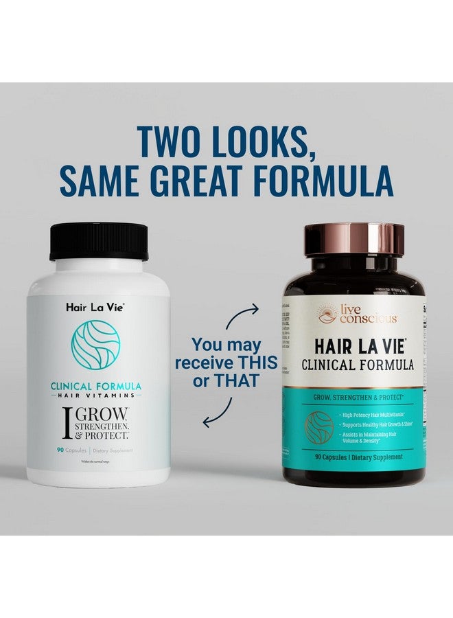 Clinical Formula Hair Vitamins Capsule With Biotin And Saw Palmetto - Healthy Hair And Whole-Body Wellness (2-Pack)