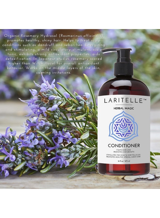 Organic Conditioner 16 Oz Hair Loss Prevention Antibreakage Split Ends Treatment Rosemary & Saw Palmetto No Gmo Gluten Alcohol Paraben Phthalates Unscented. Hypoallergenic