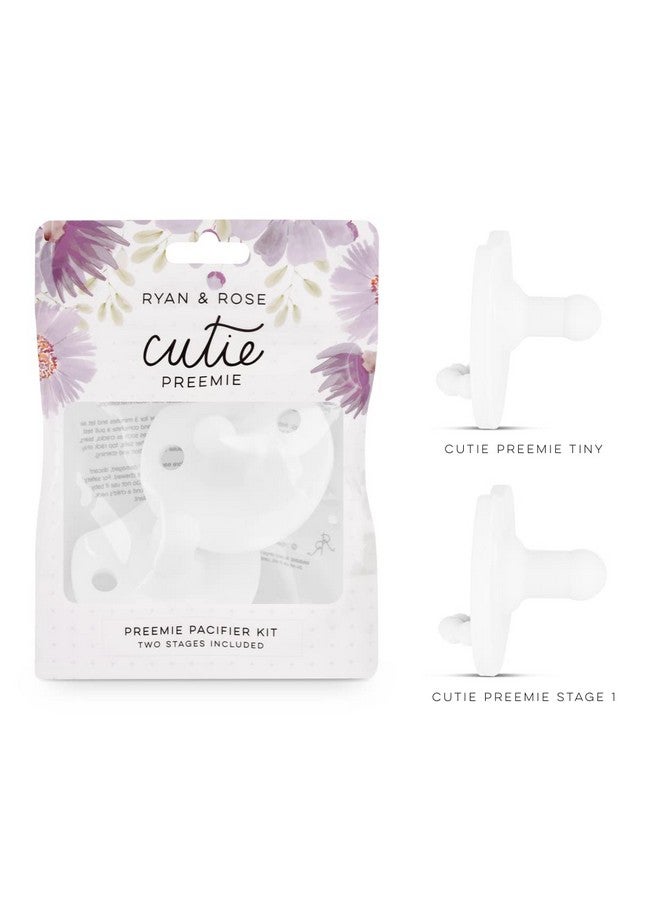 Cutie Pat Pacifier Teether (Preemie Kit White)