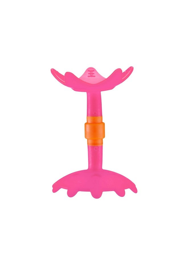Original Teethin Smart Ez Grip Star Teether And Sensory Toy For Babies And Toddlers. Bpa Free Teether Pink