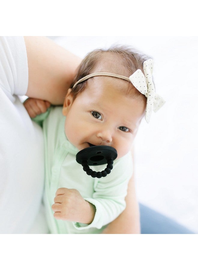 Cutie Pat Pacifier Teether (Flat Black)