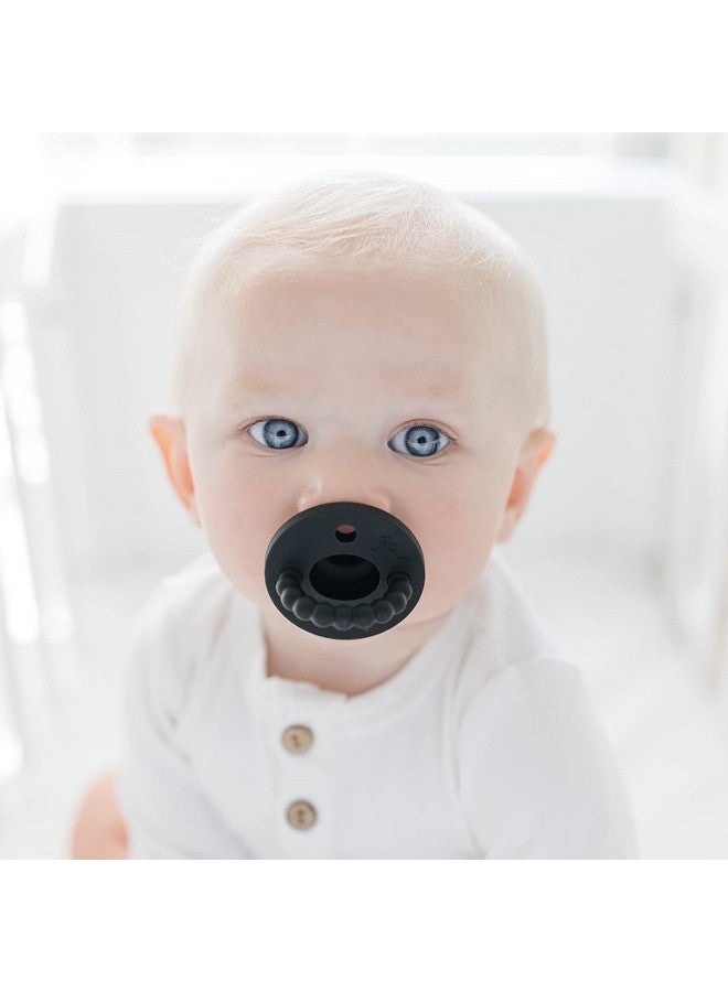 Cutie Pat Pacifier Teether (Flat Black)