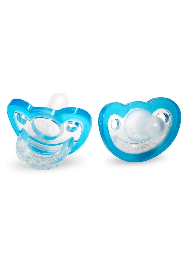 Jollypop Baby Pacifier Plus 3M+ Double Pack Blue 2 Count