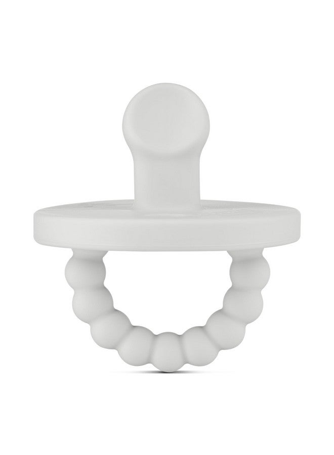 Cutie Pat Pacifier Teether (Slant Grey)