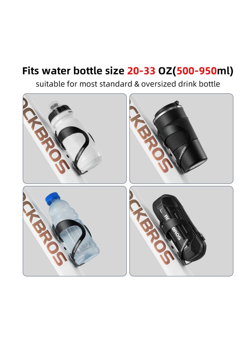 Lightweight Durable Aluminum Bike Water Bottle Holder for Racing and Cross Cycling