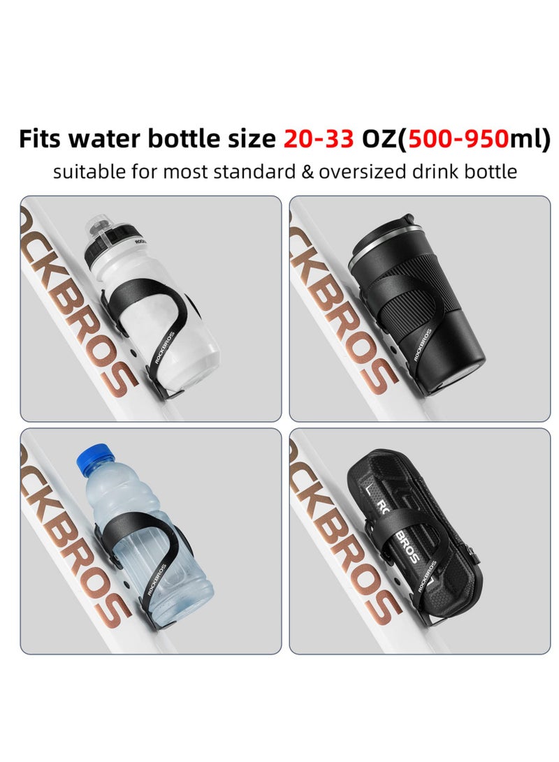 Lightweight Durable Aluminum Bike Water Bottle Holder for Road and Mountain Bicycles