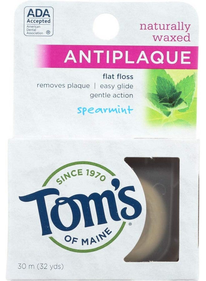 Anti Plaque Flat Spearmint Floss, Pack Of 4