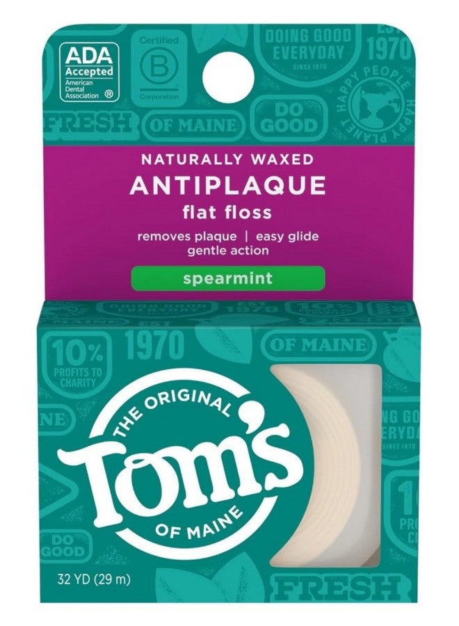 Anti Plaque Flat Spearmint Floss (6X32 Yd)