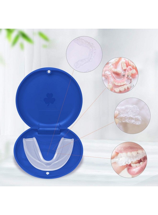 Retainer Cases,Solid Orthodontic Retainer Case (Blue)