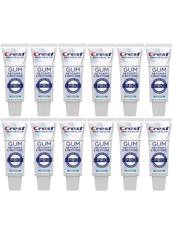 Gum Detoxify & Restore Pro Toothpaste, Deep Cleean 0.85Oz (24G) - Pack Of 12