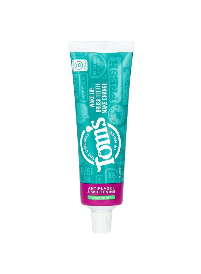 Toms Of Maine Whitening Spearmint Ff Toothpaste, 4.5 Oz