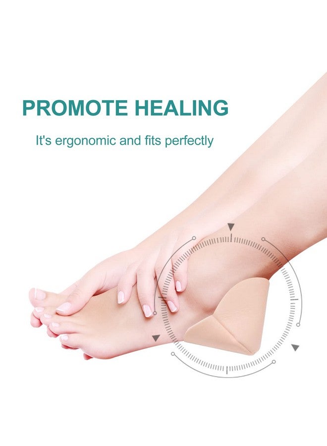 Heel Foam Dressing Non-Adhesive Hydrophilic Pads Highly Absorbent 5.5 X 4 In Pack Of 5 Waterproof Dressing For Wound Care