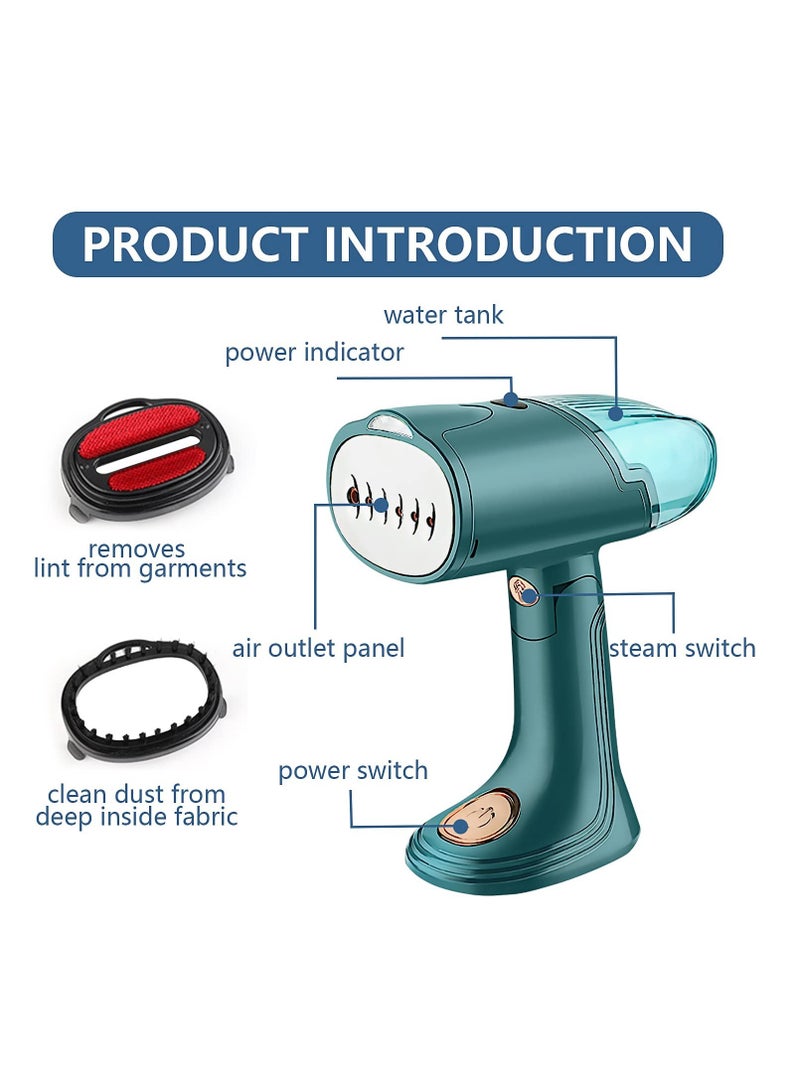 1500W Mini Handheld Clothes Steamer - Fast Heating Portable Garment Steamer for Home, Office & Travel - Lightweight Design Perfect for Mother's Day Gifts