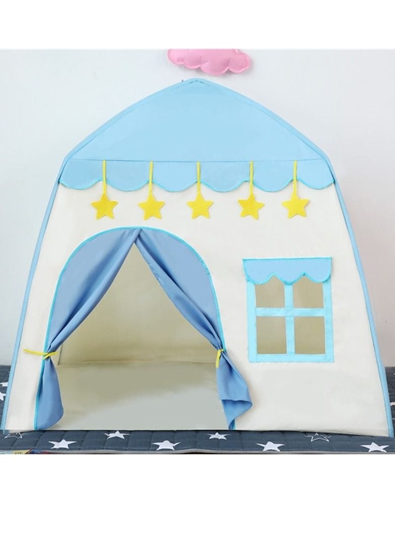 1-Pack Portable Children Wigwam Folding Kids Tents Tipi Baby Play House Large Child Room Decor 1.3M