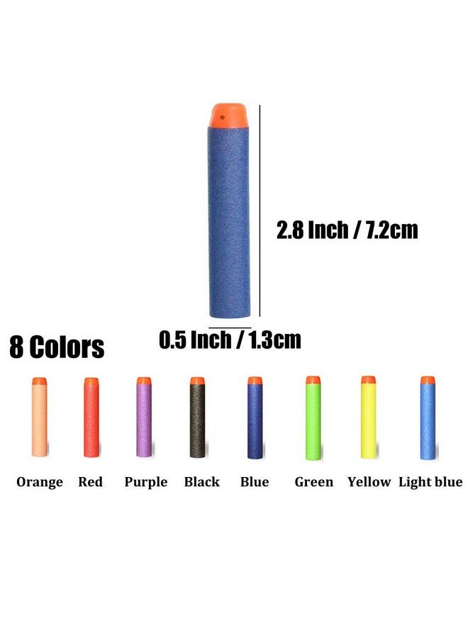 240 Pcs Colorful Refill Darts Bullets Ammo Pack For Nerf N Strike Elite Series Blasters