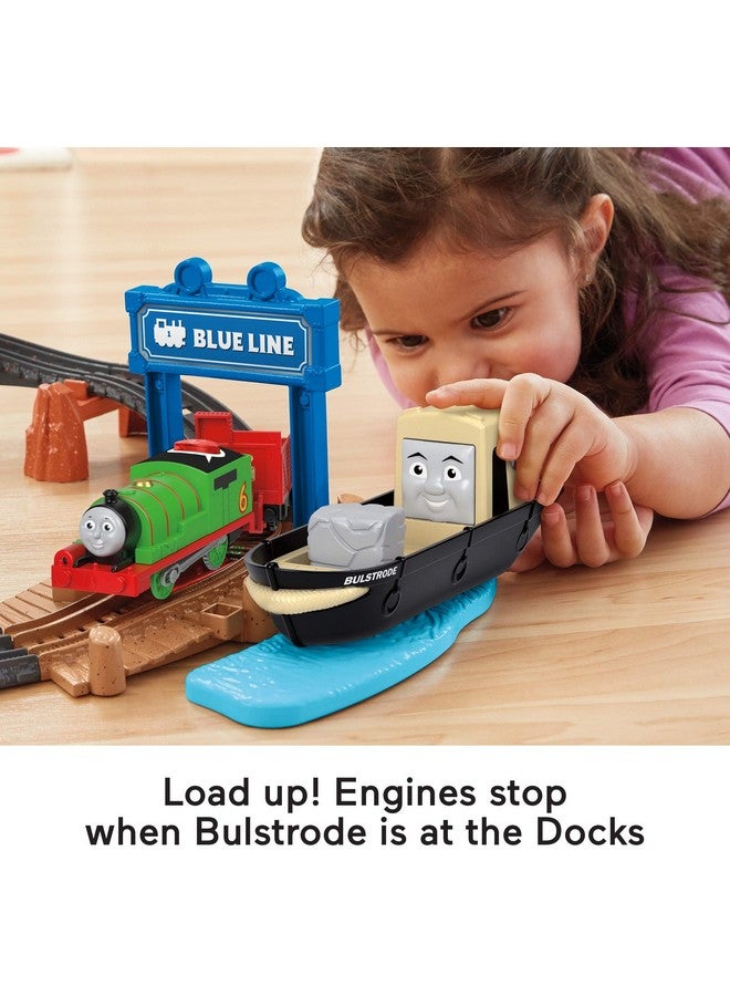 Talking Thomas & Percy Train Set, Motorized Train And Track Set For Preschool Kids Ages 3 Years And Older