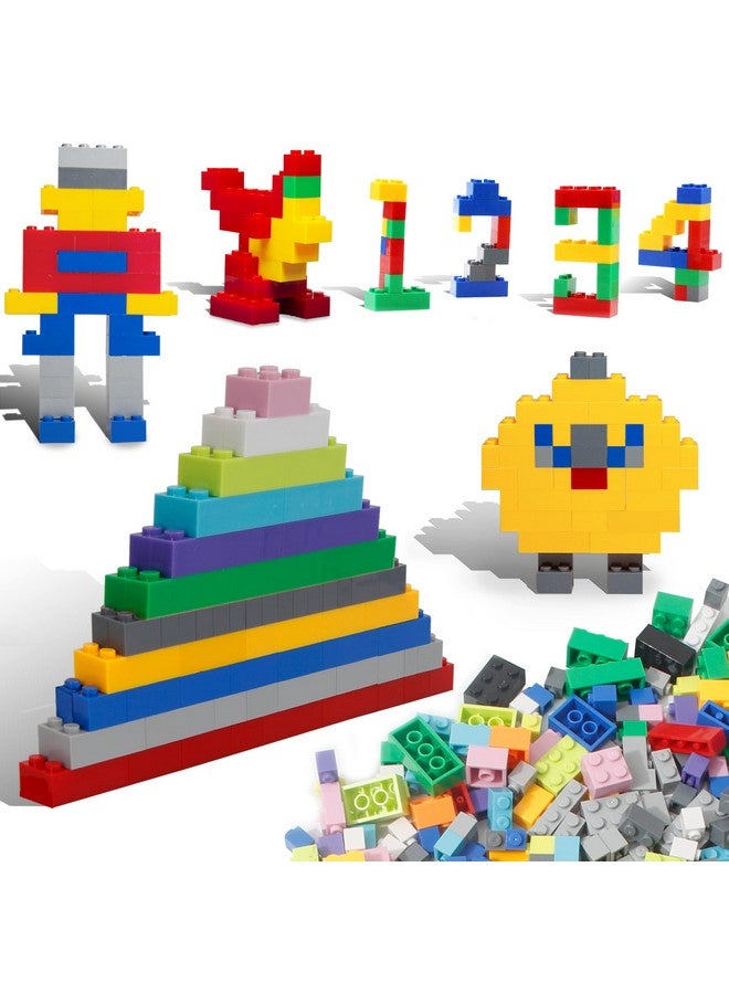 1750 Pcs Building Block Tiles Creative Shapes To Enhance Imaginative Play Unique Set To Build Houses Numbers Animals And More Vibrant Stem Toys Washable For Learning Education Ages 3+