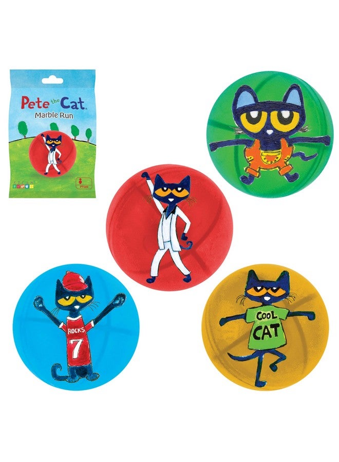 Magnet Marble Run Tiles Pete The Cat Themed Character Marbles For Magnetic Building Block Construction Tile Maze Structures Stem Learning Pretend Play Fun Toys Girls Boys Ages 3+ Ptg02