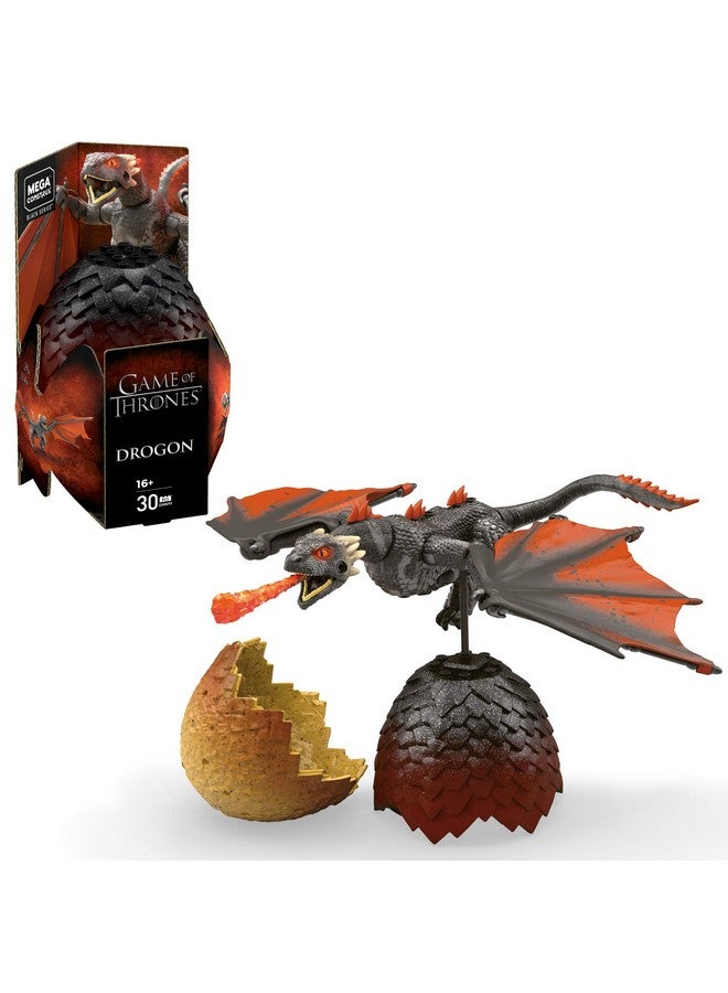 Construx Game Of Thrones: Drogon Building Set, 16 Years And Up, 30 Pieces