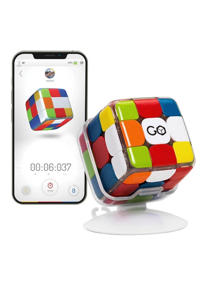 Edge Full Pack The Connected Electronic Bluetooth Cube 3X3 Stickerless Magnetic Speed Cube Free App Enabled Interactive Smart Cube For Kids Adults Stem Puzzle Toy Cube