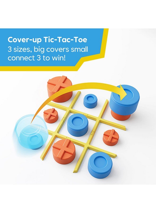 Tic Tac Toe Bolt Game, 3 In 1 Handheld Puzzle Game Console, Portable Travel Games For Educational And Memory Growth, Fidget Toys Board Games For Kids And Adults, Birthday Gifts For All Ages