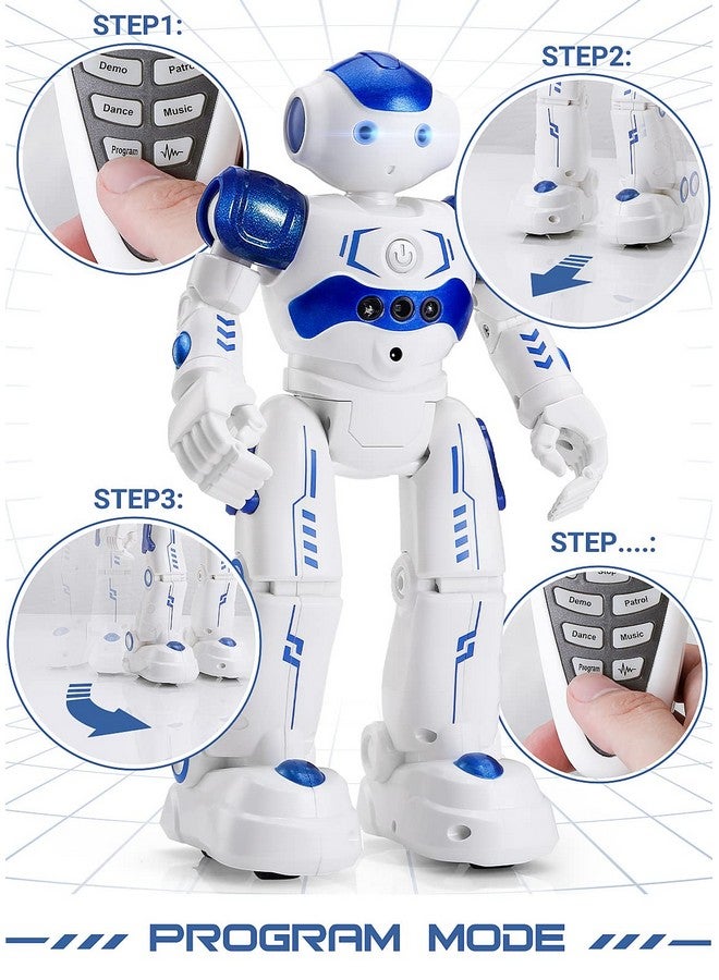 Rc Robot Toys For Kids Gesture & Sensing Programmable Remote Control Smart Robot For Age 3 4 5 6 7 8 Year Old Boys Girls Birthday Gift Present