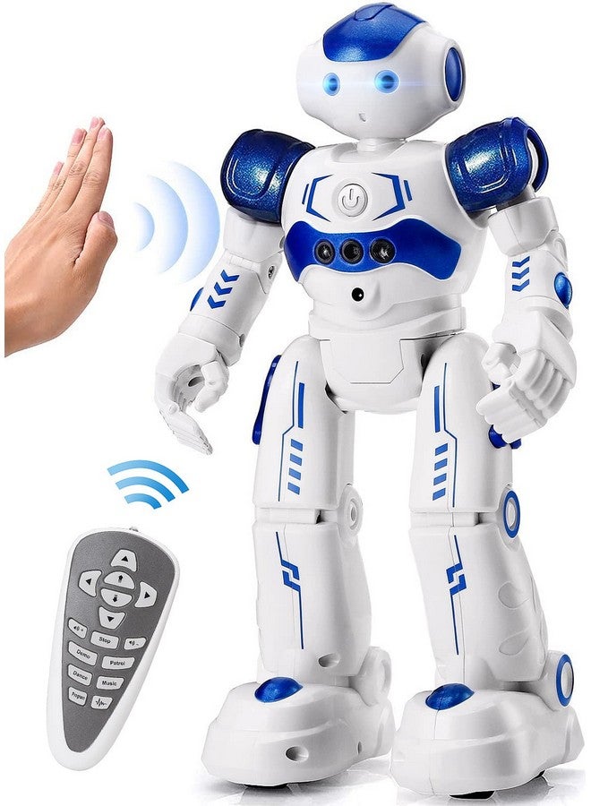 Rc Robot Toys For Kids Gesture & Sensing Programmable Remote Control Smart Robot For Age 3 4 5 6 7 8 Year Old Boys Girls Birthday Gift Present