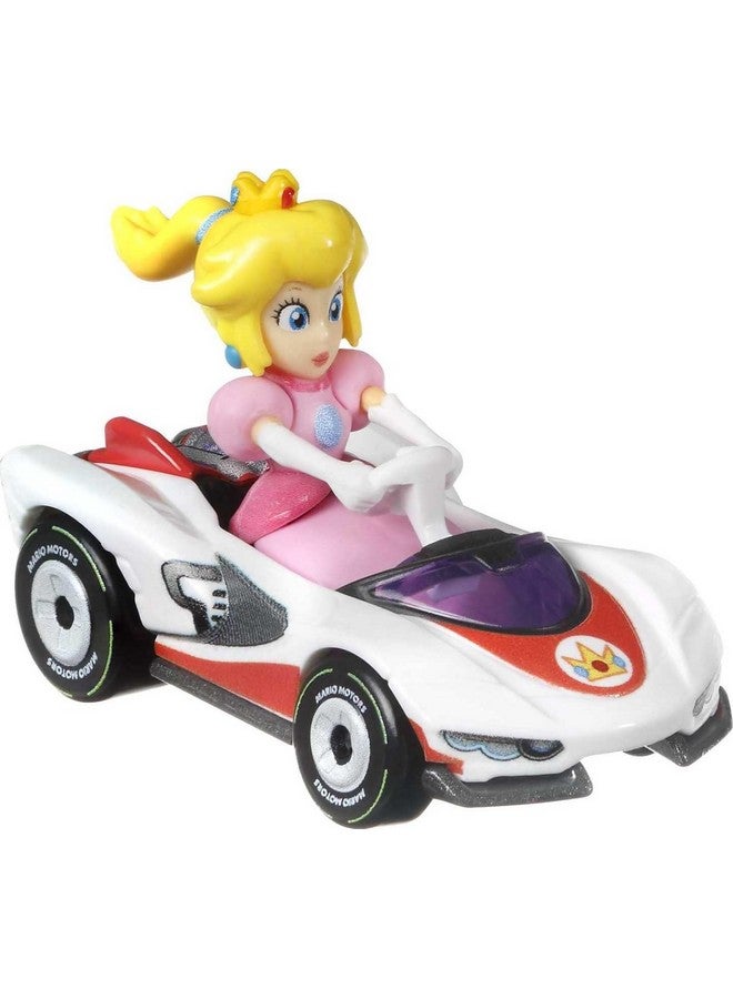 Mario Kart Toy Vehicle 4 Pack, Collectible Set Of 4 Fan Favorite Characters Includes First Appearance Orange Shy Guy