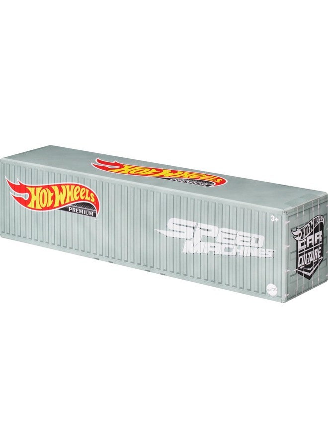 Premium Car Culture Speed Machines 5 Pack Of Die Cast 1:64 Scale Toy Vehicles In Collectable Container