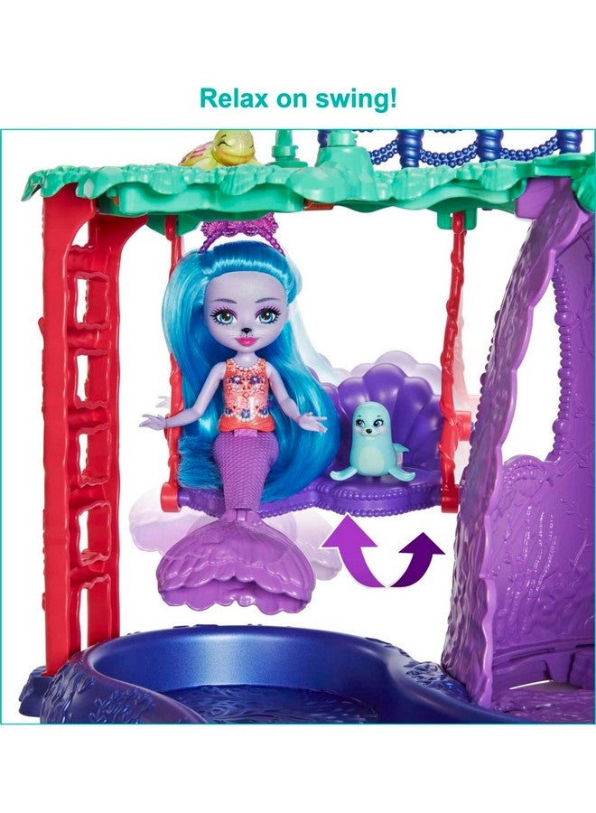 Ultimate Water Park Playset (11.5 In X 17 In) With Shayda Sea Lion Doll, Animal Figures, And Accessories