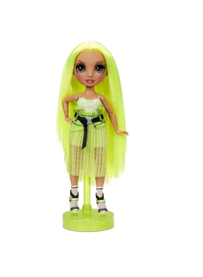 Karma Nichols Neon Green Fashion Doll With 2 Doll Outfits To Mix & Match And Doll Accessories, Great Gift For Kids 6 12 Years Old